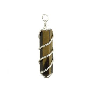 Ojo Tigre Colgante Espiral 4cm